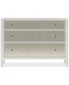 Macy's Mezzanine 3-drawer Chest In Light Grey