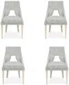 Macy's Mezzanine 4-pc. Side Chair Set In No Color