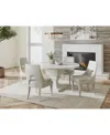 Macy's Mezzanine 5-pc. Dining Set (round Table & 4 Side Chairs) In No Color