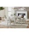 Macy's Mezzanine 6-pc. Dining Set (round Table & 5 Side Chairs) In No Color
