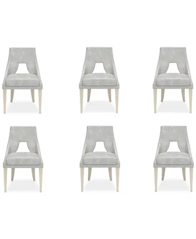 Macy's Mezzanine 6-pc. Side Chair Set In No Color