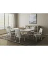 Macy's Mezzanine 7-pc. Dining Set (rectangular Table & 6 Side Chairs) In No Color