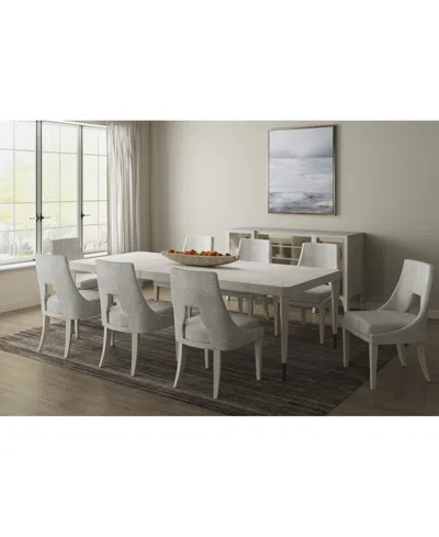 Macy's Mezzanine 9-pc. Dining Set (rectangular Table & 8 Side Chairs) In No Color