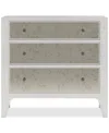 Macy's Mezzanine Nightstand In Light Grey