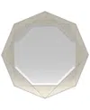 Macy's Mezzanine Round Mirror In Light Grey