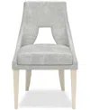 Macy's Mezzanine Side Chair In Light Grey