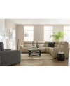 Macy's Miren Fabric Sectional Collection Exclusively At Macys In Brown
