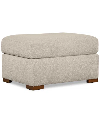 Macy's Morgane Fabric Ottoman, Created For  In Brown