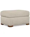 Macy's Morgane Fabric Ottoman, Created For  In Pebble