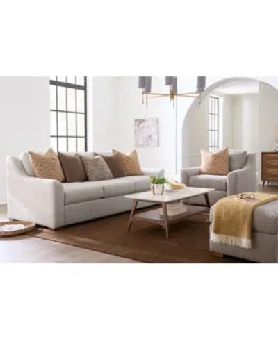 Macy's Morgane Fabric Sofa Collection Created For Macys In Pebble