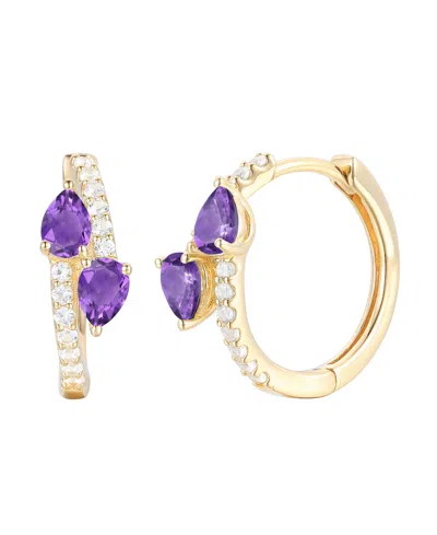 Macy's Multi Gemstone Earrings In 14k Gold Over Sterling Silver (also In Sterling Silver)