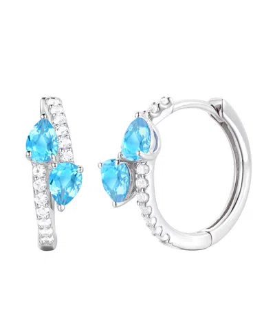 Macy's Multi Gemstone Earrings In 14k Gold Over Sterling Silver (also In Sterling Silver) In Metallic