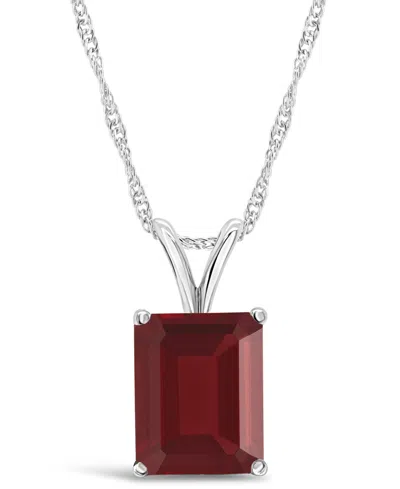 Macy's Multi-gemstone Pendant Necklace In 14k Yellow Gold (also In 14k White Gold) In Metallic