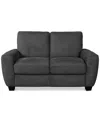 Macy's Myriem 64" Fabric Loveseat, Created For  In Charcoal