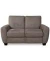 Macy's Myriem 64" Fabric Loveseat, Created For  In Tobacco