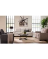 Macy's Myriem Fabric Sofa Collection Created For Macys In Charcoal