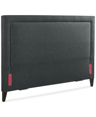 Macy's Naliya Upholstered California King Headboard In Blue