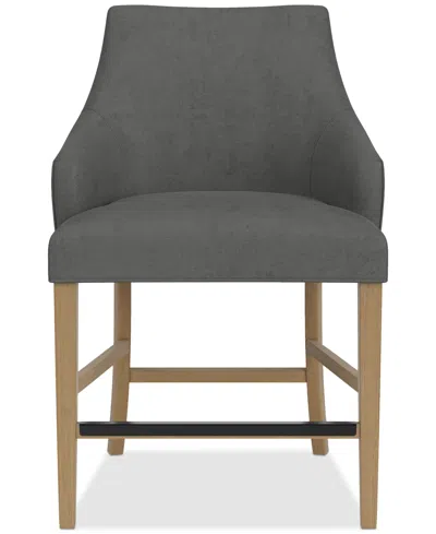 Macy's Nelin Counter Height Chair In Gray