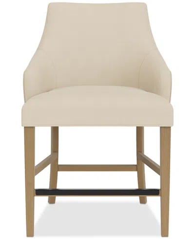 Macy's Nelin Counter Height Chair In White