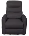Macy's Nelman 34" Beyond Leather Power Lift Chair, Created For  In Dark Brown