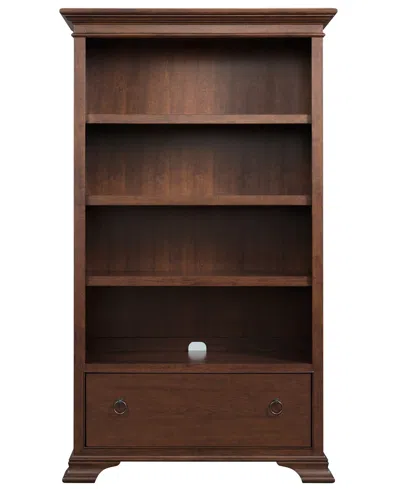 Macy's Nelman 72" Wood Bookcase In Brown