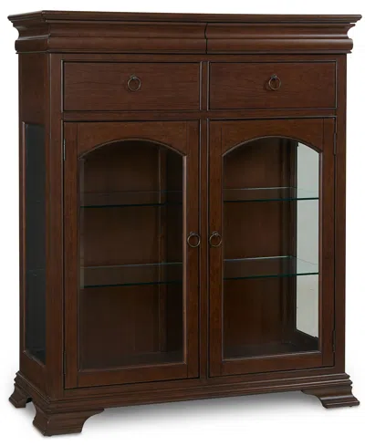 Macy's Nelman Dining Display Cabinet, Created For  In Brown