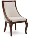 Macy's Nelman Dining Host Chair, Created For  In Brown