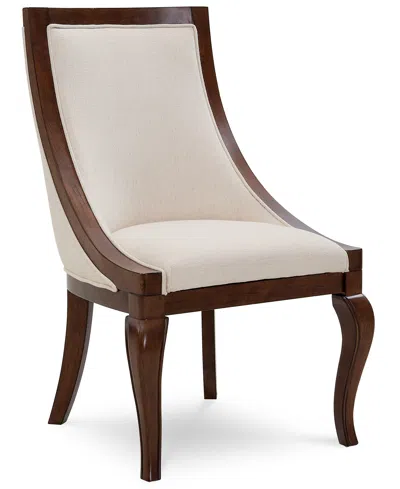 Macy's Nelman Dining Host Chair, Created For  In Brown