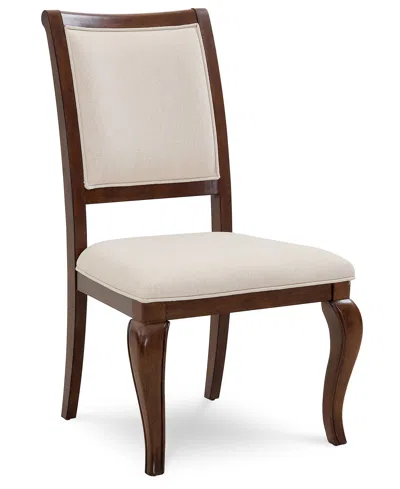 Macy's Nelman Dining Side Chair, Created For  In Brown