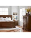 Macy's Nelman Queen Bed 3pc Set (bed, Chest, Nightstand), Created For  In Transparent