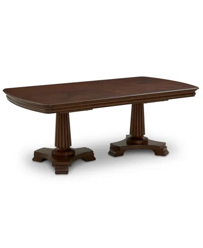 Macy's Nelman Rectangular Dining Table, Created For  In Brown