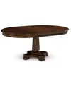 Macy's Nelman Round Dining Table, Created For  In Brown