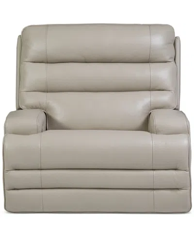 Macy's Nerton Leather Zero Gravity Recliner, Exclusively At  In Sand