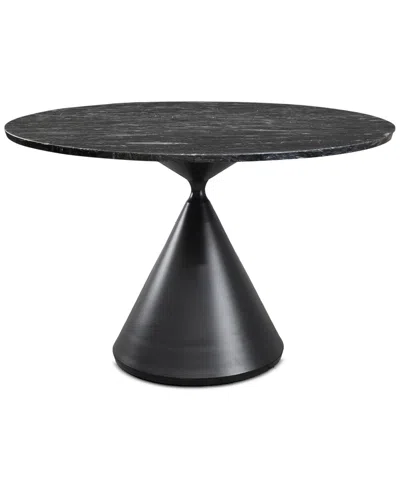 Macy's Nerton Round 45" Table, Created For  In Black