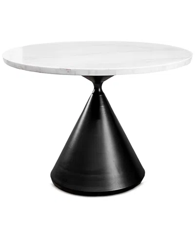 Macy's Nerton Round 45" Table, Created For  In White