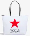 Macy's New York Logo Zip Tote Bag,  Exclusive In Transparent