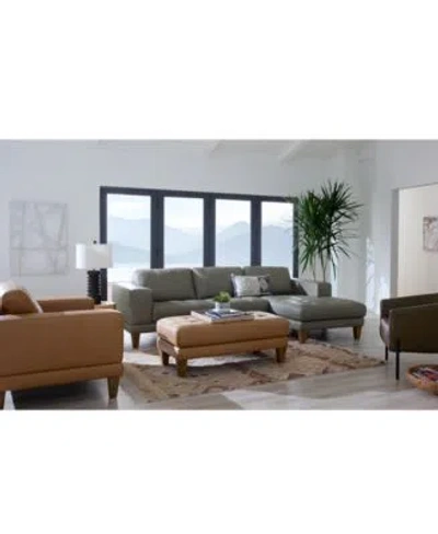 Macy's Niebee Leather Sectional Collection Created For Macys In Sout
