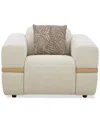 Macy's Nierling Fabric Power Motion Recliner With Power Headrest, Exclusively At  In White