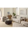 Macy's Nierling Zero Gravity Power Headrest Fabric Sofa Collection Exclusively At Macys In Neutral