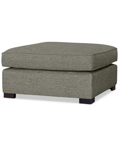 MACY'S NIGHTFORD 38" FABRIC BUMPER OTTOMAN, CREATED FOR MACY'S