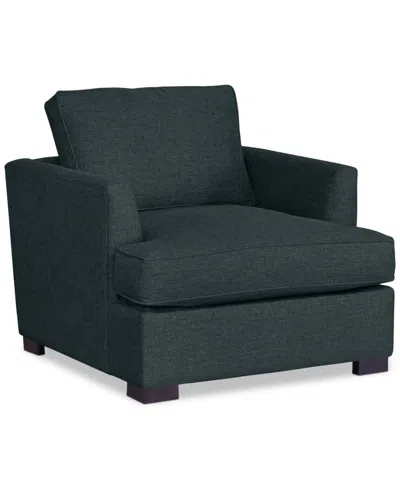 Macy's Nightford 41" Fabric Extra-large Chair, Created For  In Lucca Charcoal