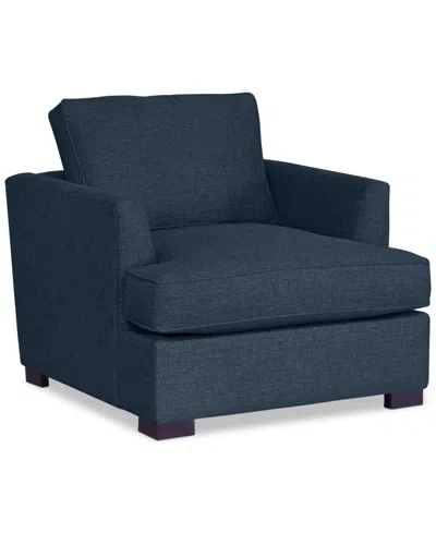 Macy's Nightford 41" Fabric Extra-large Chair, Created For  In Maxwell Denim