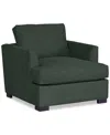 Macy's Nightford 41" Fabric Extra-large Chair, Created For  In Maxwell Olive