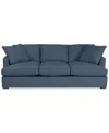 Macy's Nightford 89" Fabric Extra-large Sofa, Created For  In Doblin Denim