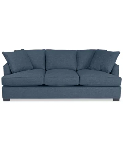 Macy's Nightford 89" Fabric Extra-large Sofa, Created For  In Doblin Denim