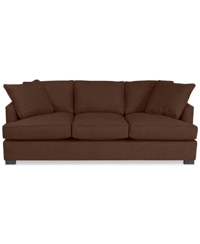 Macy's Nightford 89" Fabric Extra-large Sofa, Created For  In Brown