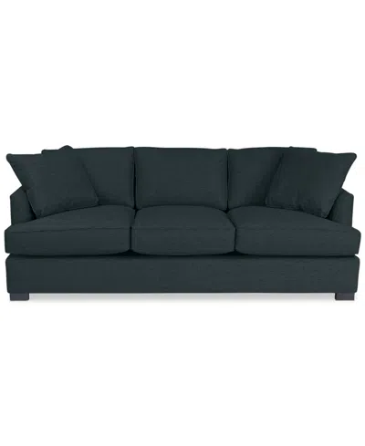 Macy's Nightford 89" Fabric Extra-large Sofa, Created For  In Lucca Charcoal