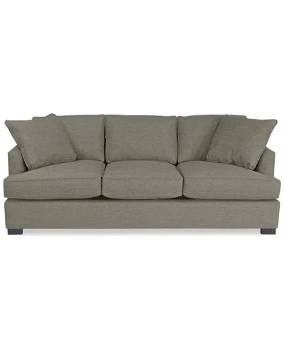 Macy's Nightford 89" Fabric Extra-large Sofa, Created For  In Gray