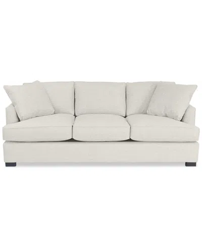 Macy's Nightford 89" Fabric Extra-large Sofa, Created For  In White