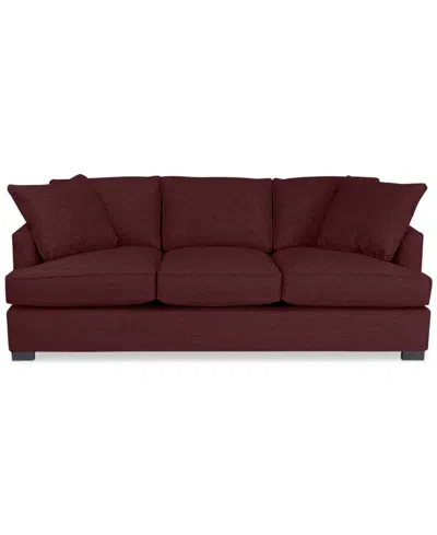 Macy's Nightford 89" Fabric Extra-large Sofa, Created For  In Maxwell Red